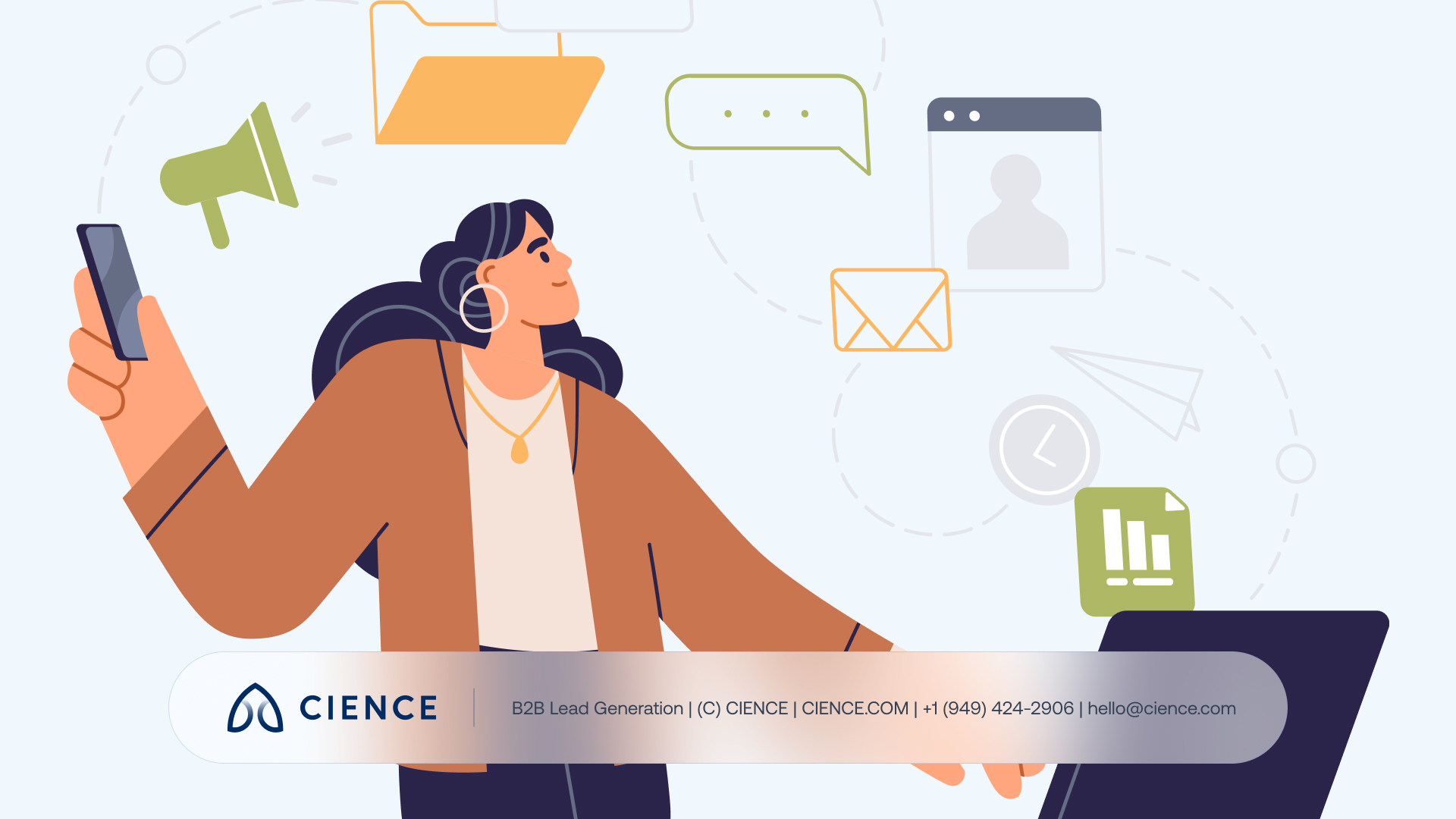 How data enrichment fills gaps in a CRM record — adding firmographic, technographic, and contact details to incomplete prospect profiles